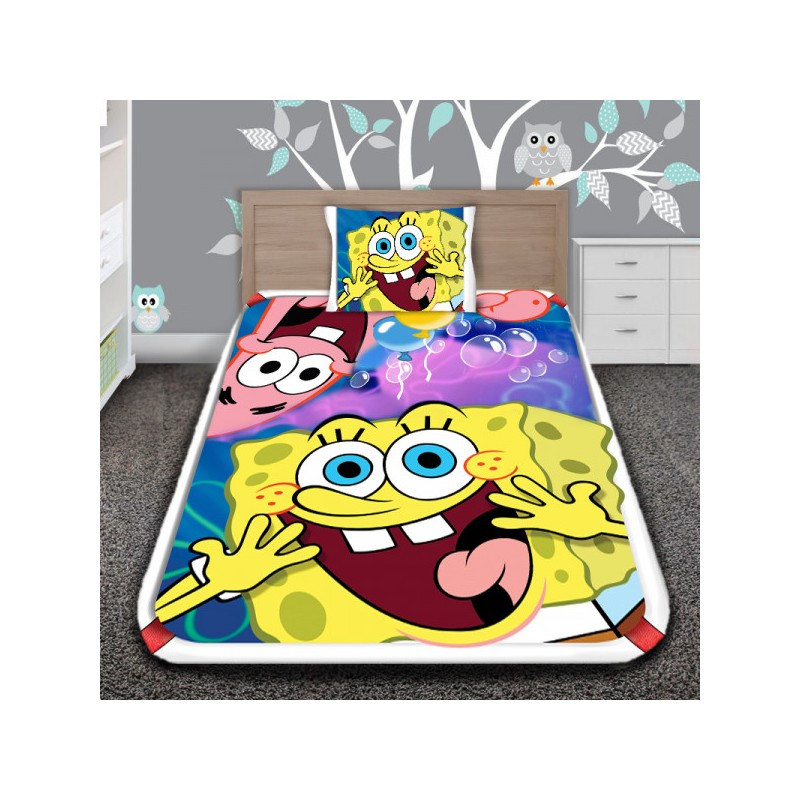 Детско 3D спално бельо Smiley of Spongebob