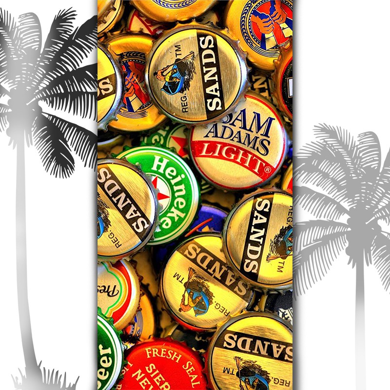 3D Плажни кърпи Summer BEER CAPS