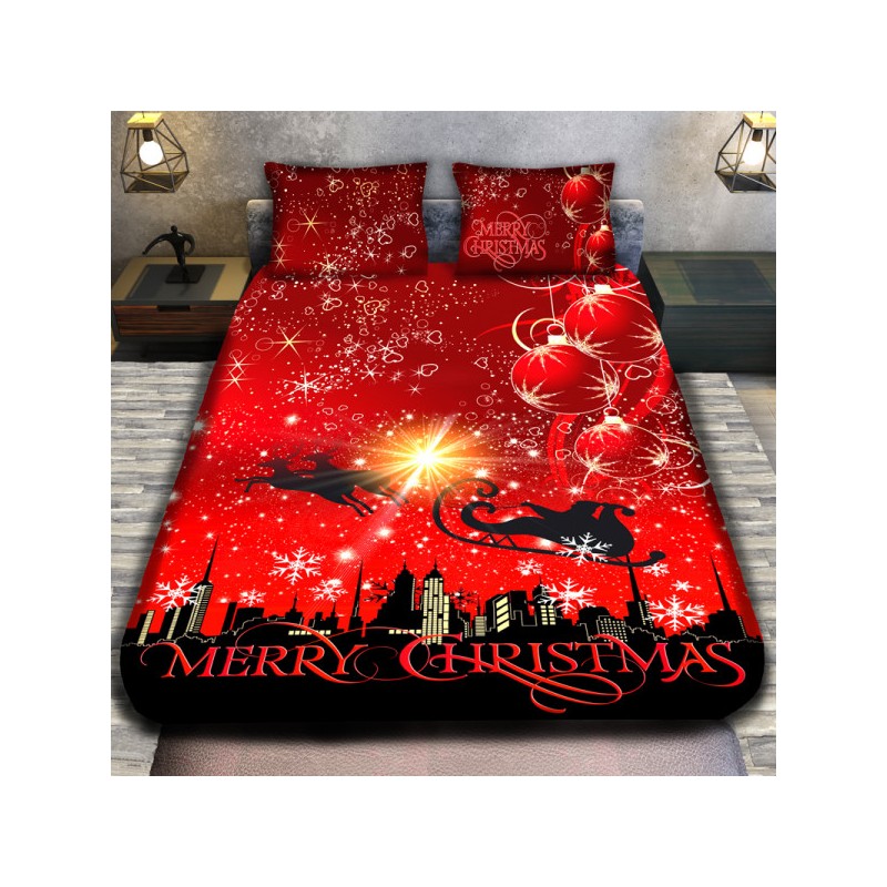 Коледно 3D спално бельо, SANTA CLAUS