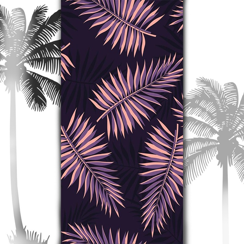 3D Плажни кърпи Summer PALMS BRAMCHES