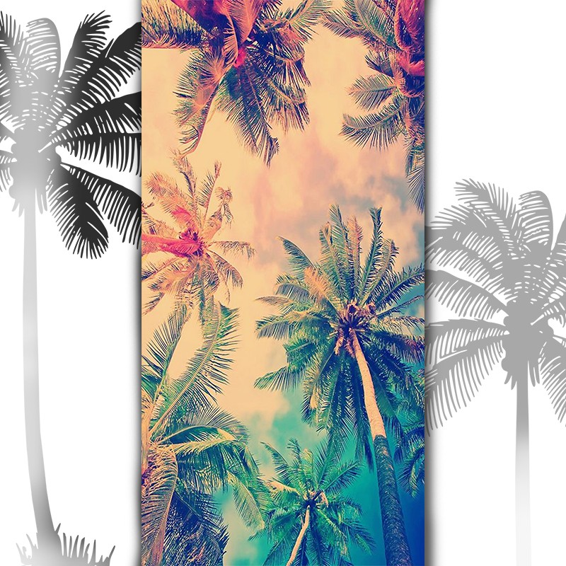 3D Плажни кърпи Summer PALMS SPING