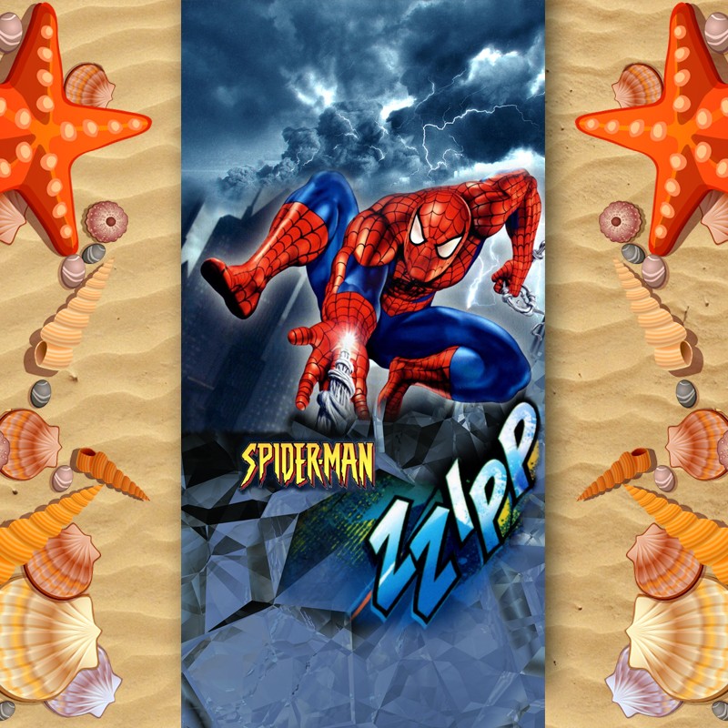 3D Плажни кърпи Kids Spider man