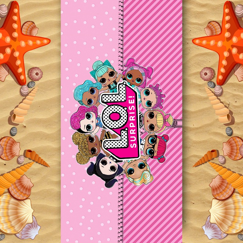 3D Плажни кърпи Kids Lol Surprise