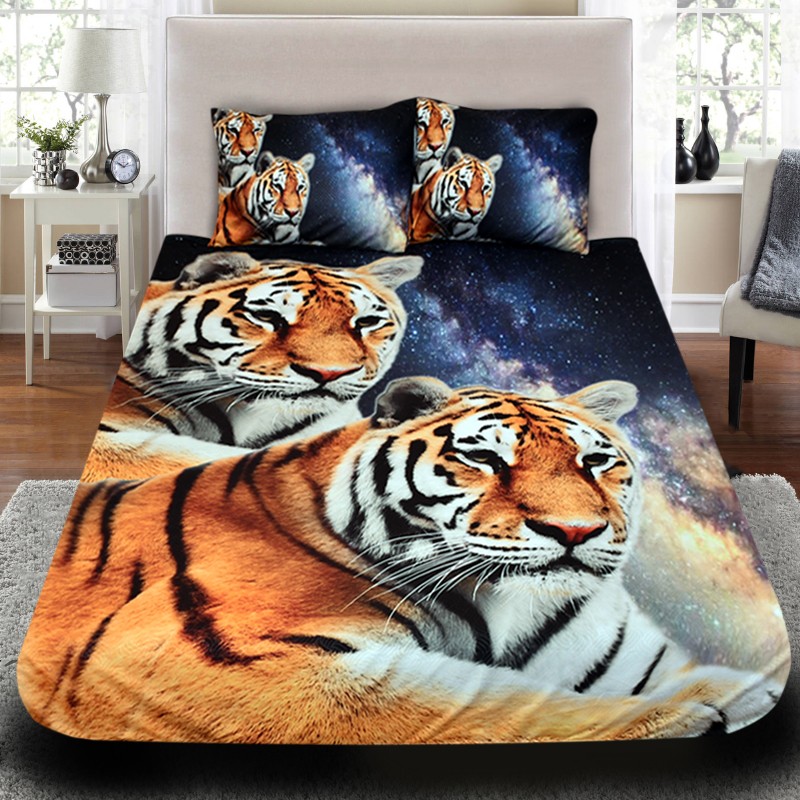 3D спално бельо с Животни, Tigers