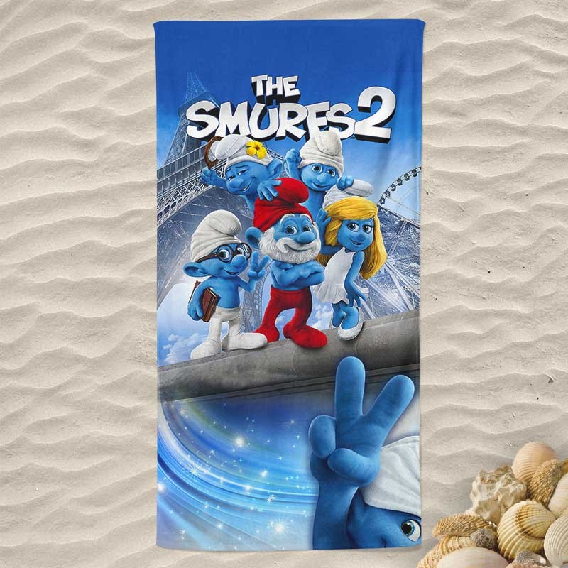 3D Плажни кърпи Kids SMURES