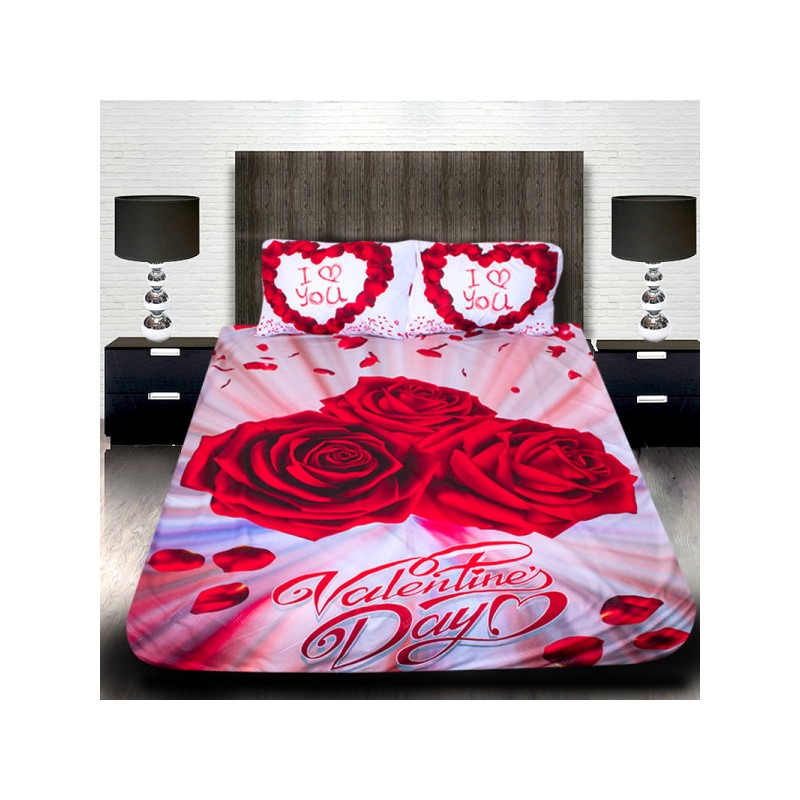 3D спално бельо Романтични, Valentines day