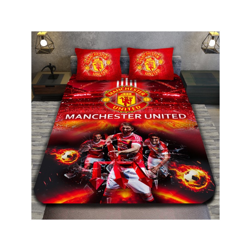 3D спално бельо Футбол, FC Manchester Unated
