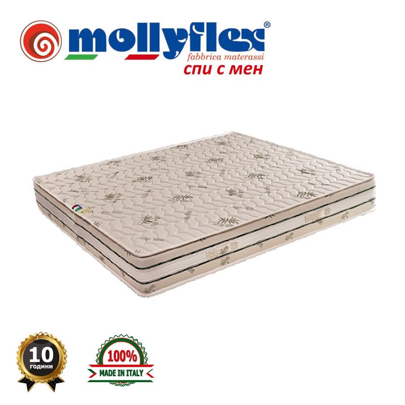 Mатрак Mollyflex, Viscofoam Aloe Merino, 25см