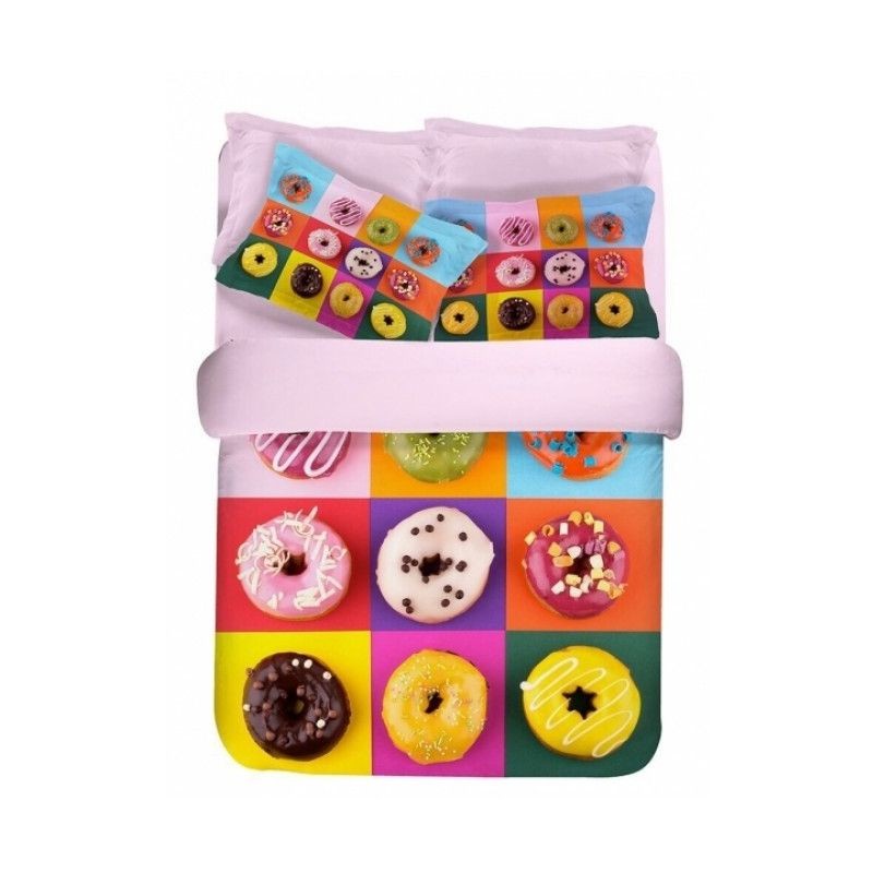 Спално бельо 3D - Donuts