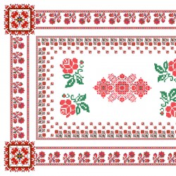 3D спално бельо с народни мотиви, 7402
