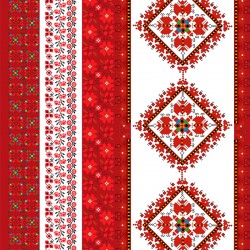 3D спално бельо с народни мотиви, 7386