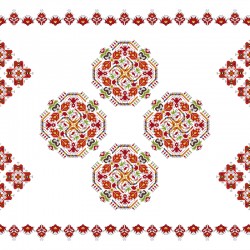 3D спално бельо с народни мотиви, 7238