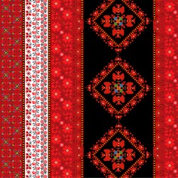 3D спално бельо с народни мотиви, 7237