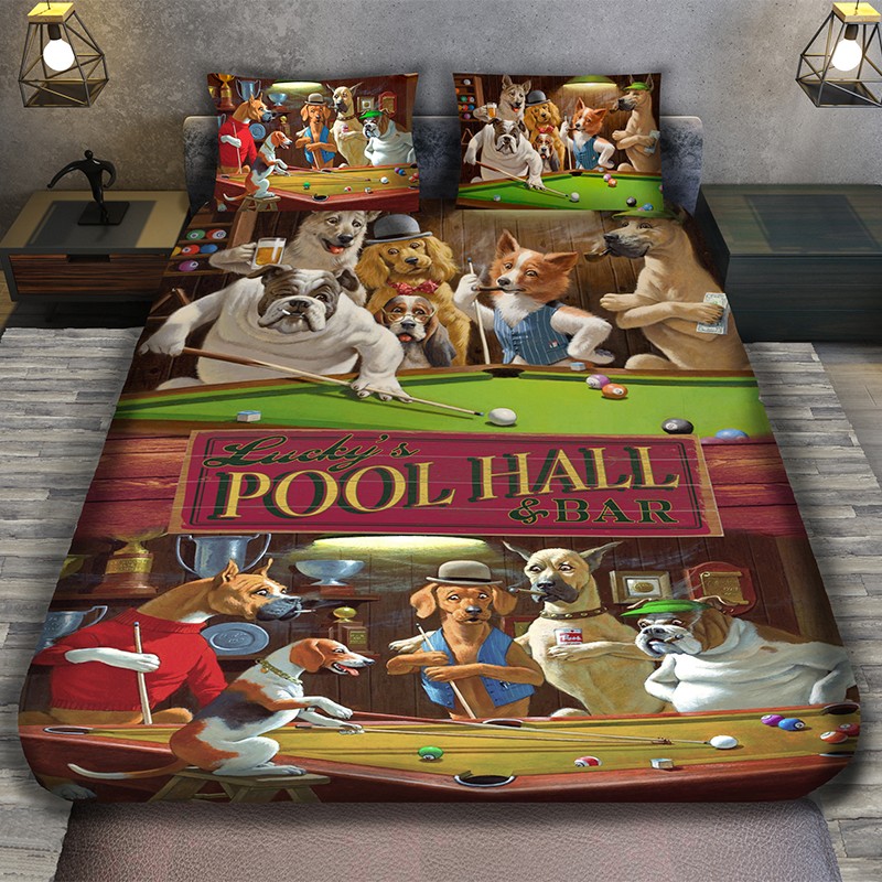 Детско 3D спално бельо Pool Hall