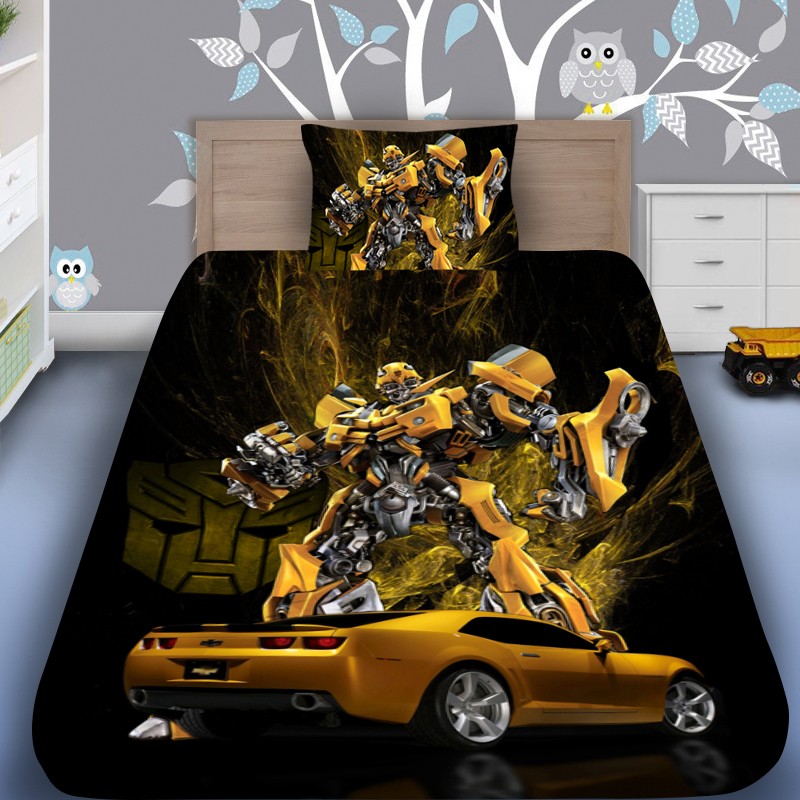Детско 3D спално бельо TRANSFORMERS