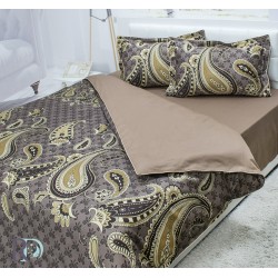 Луксозен спален комплект памучен сатен макси Красимира