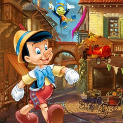 Детско 3D спално бельо PINOCCHIO