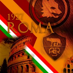 3D спално бельо Футбол, Roma