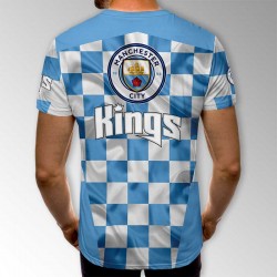 3D Мъжка тениска FC Manchester Citi