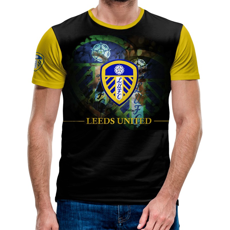 3D Мъжка Фенска тениска Leeds in my heart