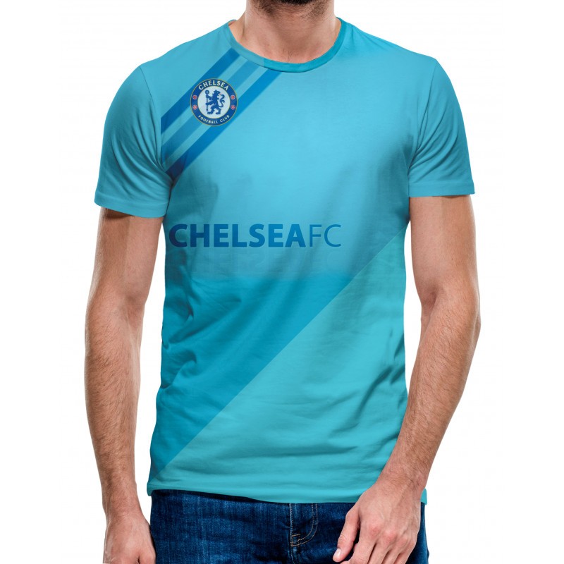 3D Мъжка Фенска тениска Chelsea Footbal Club