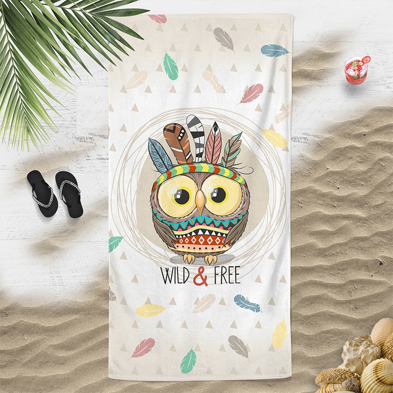 3D Плажни кърпи Kids ART БУХАЛ