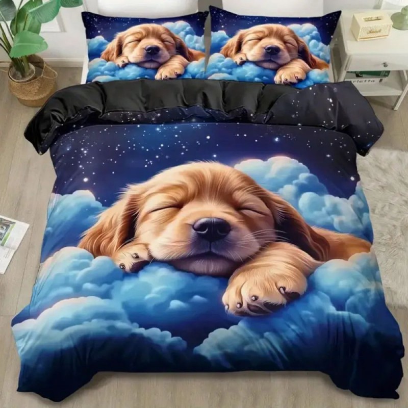 3D спално бельо с Животни, Dog 13933