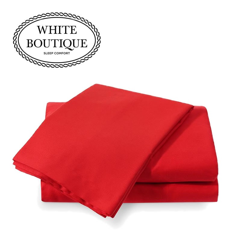 Торба за завивка White Boutique памучен сатен Червен