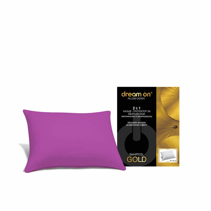 Протектор за възглавница Smartcel Gold Fuxia
