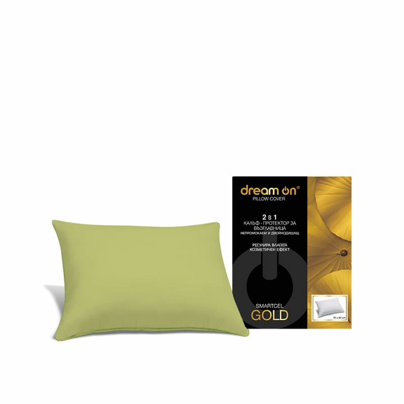 Протектор за възглавница Smartcel Gold Green