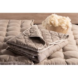 Олекотена завивка The Woolland Cuddle, Nature Linen, 350гр.м