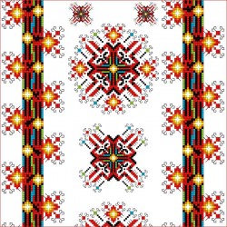 3D спално бельо с народни мотиви, 11342