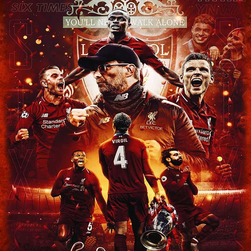 3D спално бельо Футбол FC LIVERPOOL TEAM