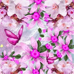 3D спално бельо, флорални, Spring Limited Флорална долина