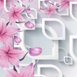 3D спално бельо, флорални, Spring Limited 11307