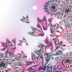 3D спално бельо, флорални, Spring Limited 11308