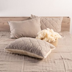 Възглавница the Woolland Linen and Wool Duo с лен и вълна