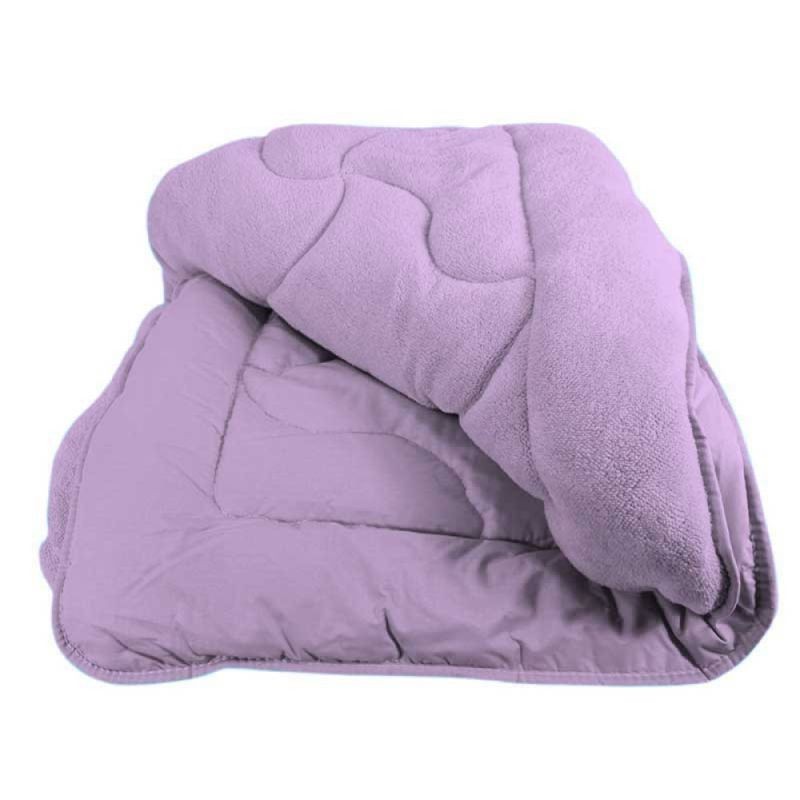 Двулицева завивка с поларен плюш, Light Purple