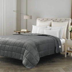 Терапевтично одеяло, 6.5 кг, 135 x 200 см, Сивo