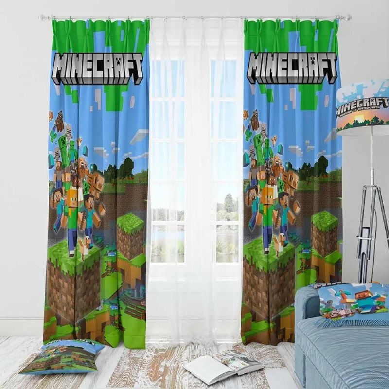 Детско перде с 3D принт, Minecraft 11853