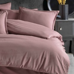 Спално бельо памучен сатен Uni, Rose.V1