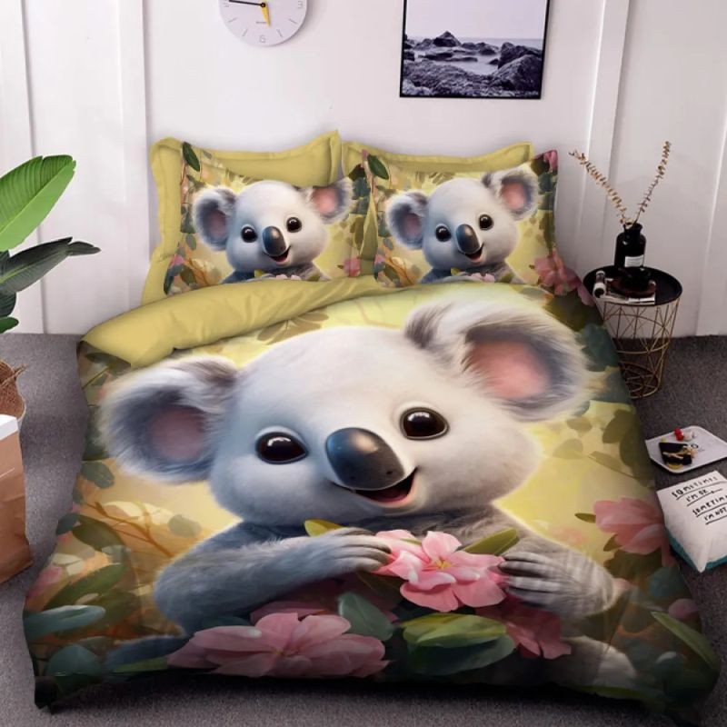Детско 3D спално бельо, Коала 13249